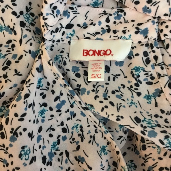 Bongo lavender top bell ruffled sleeves - Picture 5 of 5